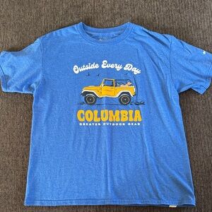 Columbia Boys size large t-shirt